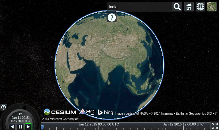 Cesium Sökplats