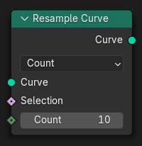 Noden Resample Curve.