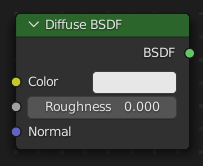Diffus BSDF-nod.
