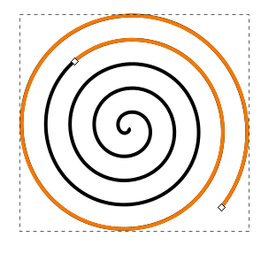 Spiral tool: changing with the handles
