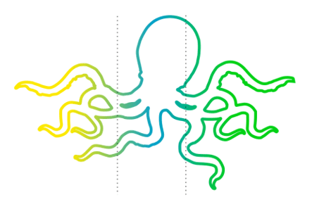 Stroke: linear gradient